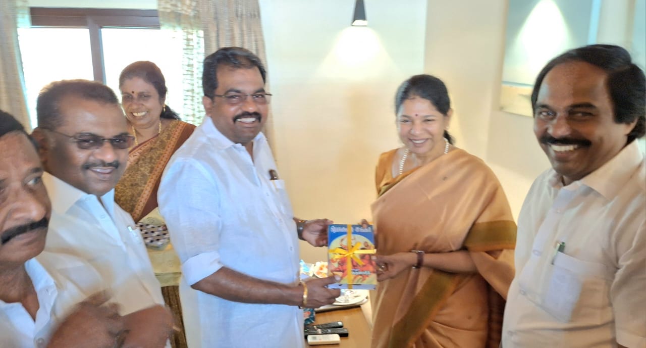 திமுக மகளிர் அணி தலைவி கன்னியாகுமரியில்..,