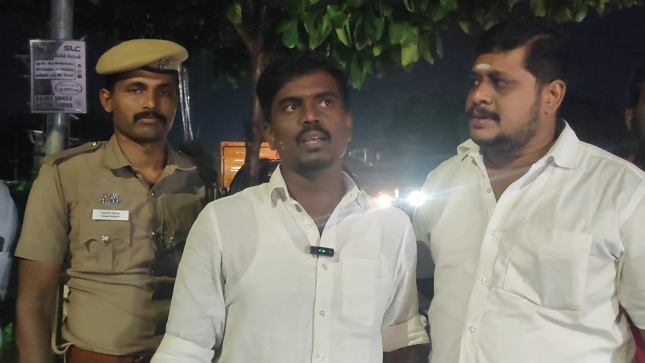 சக்தீஸ்வரன் என்பவருக்கு கொலை மிரட்டல்..,