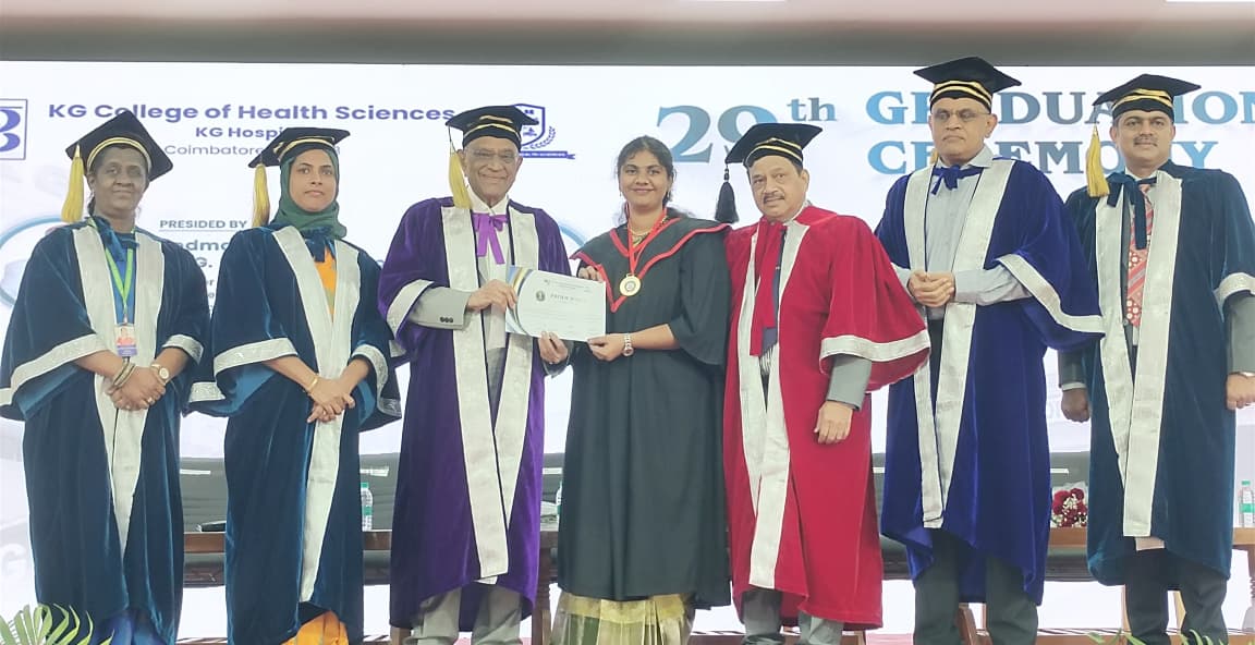 கே.ஜி.ஹெல்த் சயின்ஸ் கல்லூரியின்  பட்டமளிப்பு விழா..,