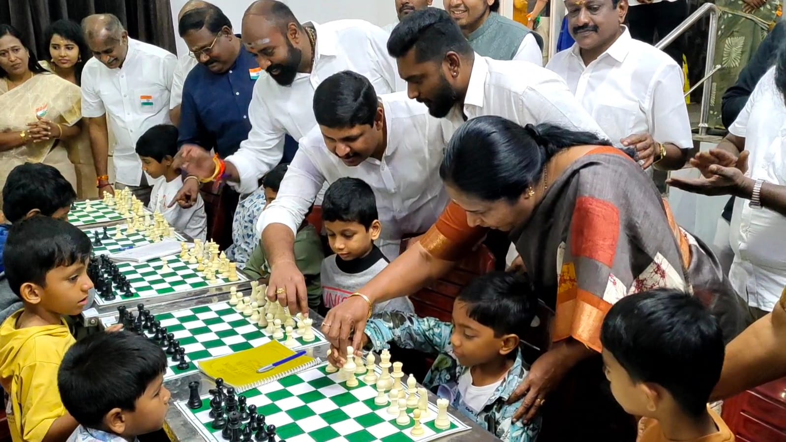 பாஜக விளையாட்டு துறை சார்பில் மாநில அளவில் செஸ் போட்டி..,