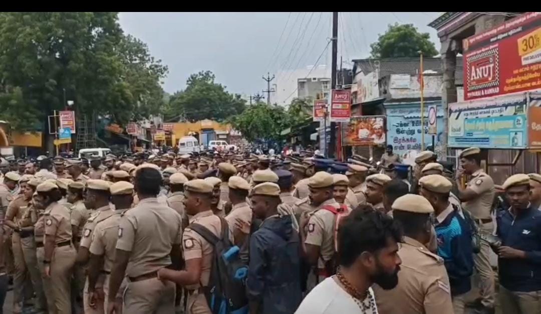 திருப்பரங்குன்றம் 27 இடங்களில் 600 போலீசார் பாதுகாப்பு..,