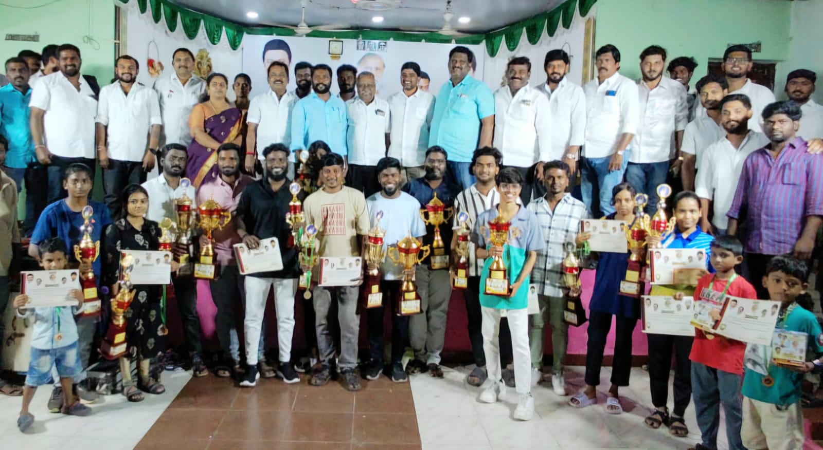 திண்டுக்கல்லில் கேரம் போட்டி..,