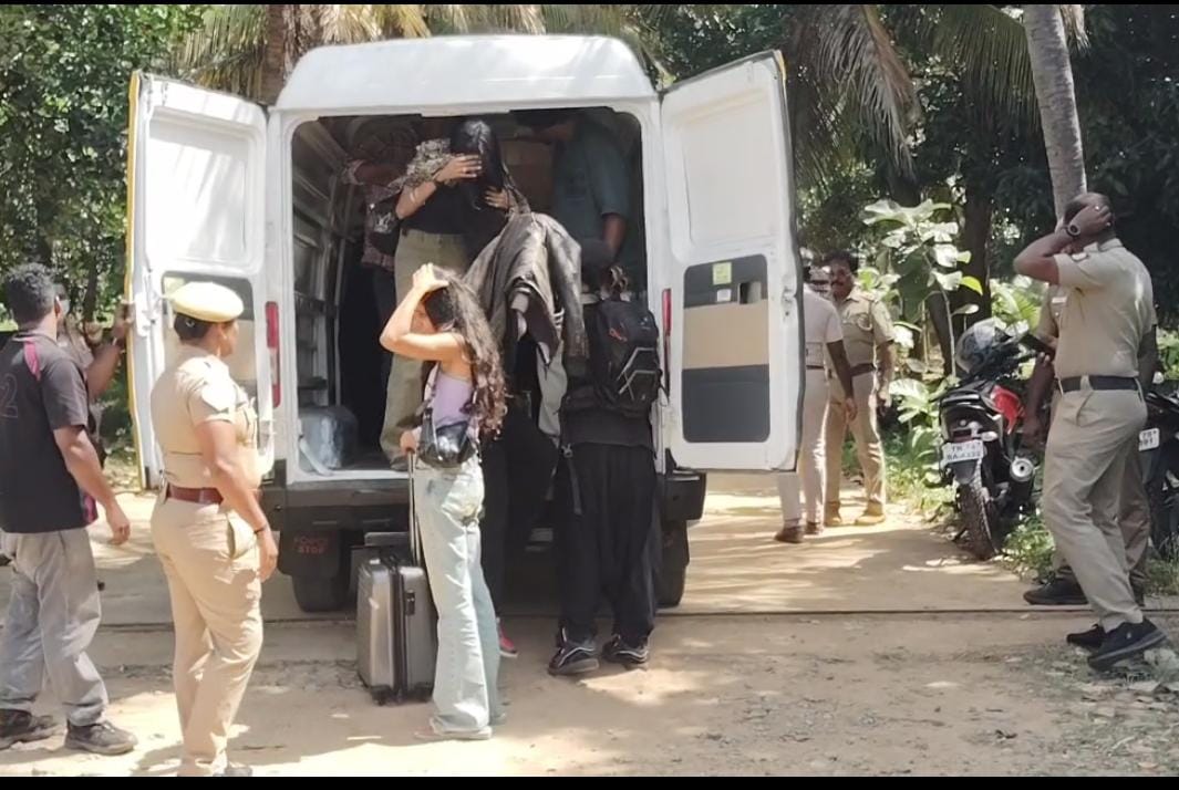 தனியார் ரிசார்ட்டில் போதை பொருட்களுடன் பிறந்த நாள் விழா..,