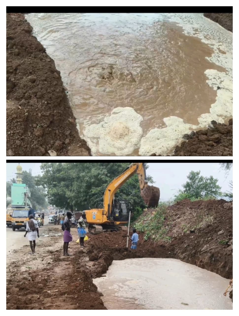 நெடுஞ்சாலைத்துறை சார்பில் சாலை விரிவாக்க பணிகள்..,