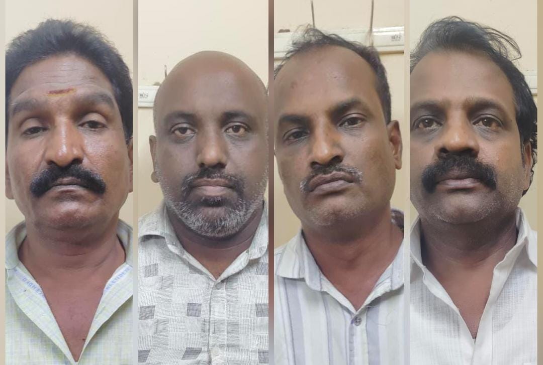 போலி நகையை அடகு வைக்க முயன்ற ஆசிரியர் உட்பட 5 பேர் கைது..,