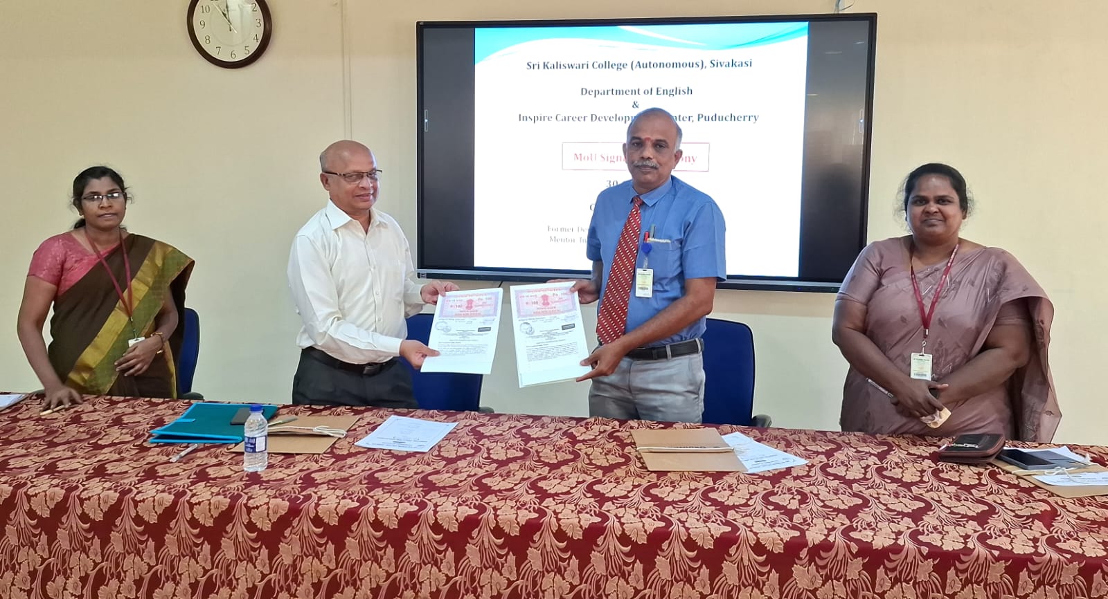 புரிந்துணர்வு ஒப்பந்தம் கையெழுத்திடும் விழா…