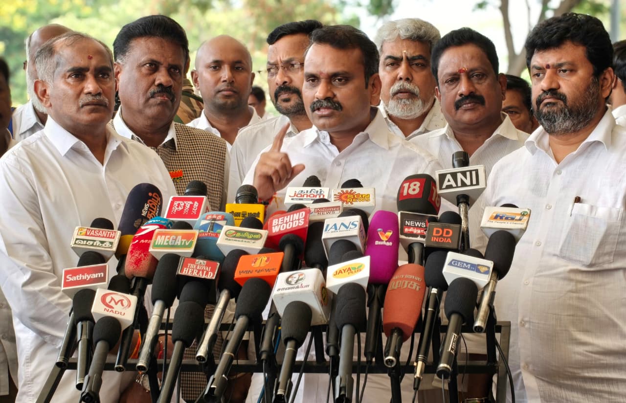 மத்திய இணை அமைச்சர் எல்.முருகன் செய்தியாளர்கள் சந்திப்பு..!