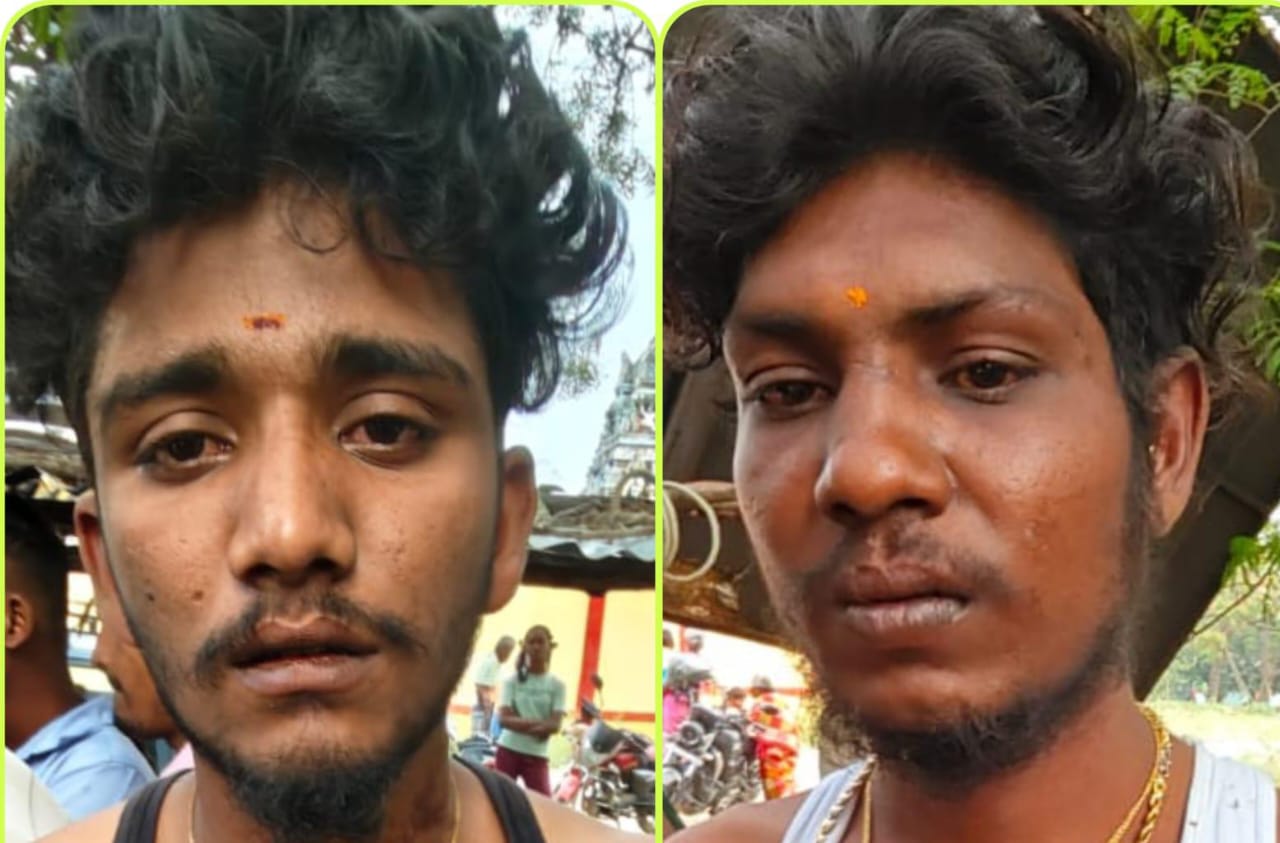 வடமதுரை அருகே ஆடு திருடிய 2 வாலிபர்கள் கைது..,