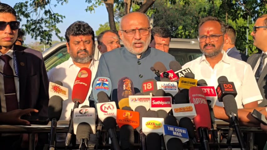 குடியரசுத் துணைத் தலைவர் சி.பி.ராதாகிருஷ்ணன் வருகை..,