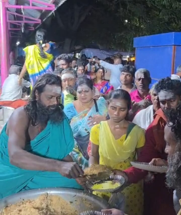 ஞானகுரு சீடர்கள் திருவண்ணாமலையில் அன்னதானம்..,
