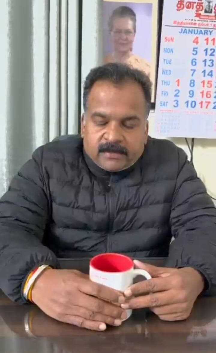 அரசாங்கம் மிகக் கடுமையாக போராடி நிறுத்தி தள்ளி வைத்திருக்கிறார்கள். -எம்பி மாணிக்கம் தாகூர் பேச்சு..,