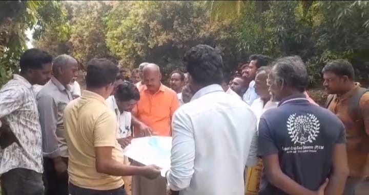 ரமணாலய ஆசிரமம் செல்லும் பாதை ஆக்கிரமிப்பு..,