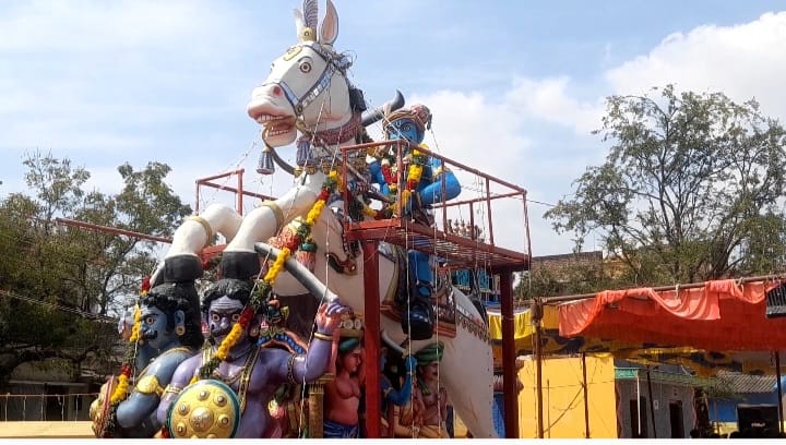 அங்காள ஈஸ்வரி கருப்பசாமி கோவில் வருடாபிஷேக விழா..,