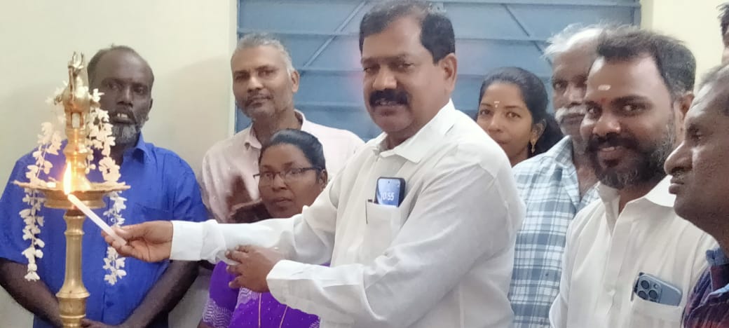 புதிய கட்டிடம் முதல்வர் வீடியோ கான்பரன்சிங் மூலம் திறப்பு..,