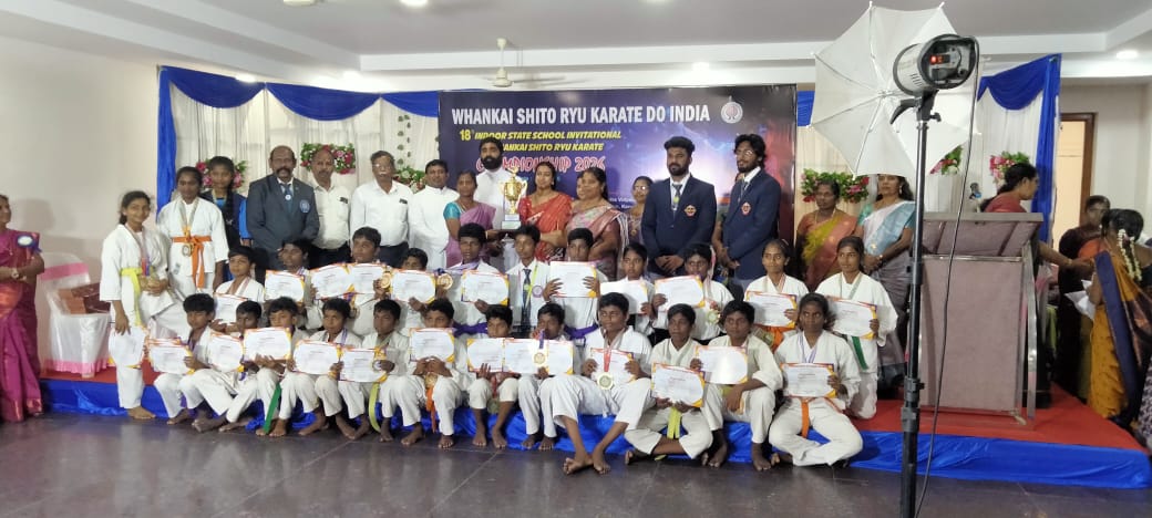 குமரியில் பள்ளிகளிடையே கராத்தே போட்டி..,