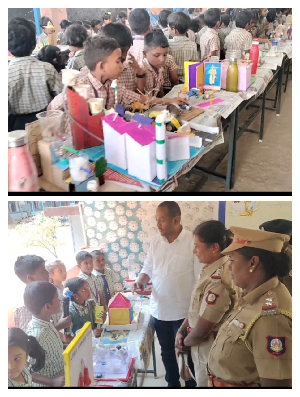 நாடார் சரஸ்வதி துவக்கப்பள்ளியில் அறிவியல் கண்காட்சி..,