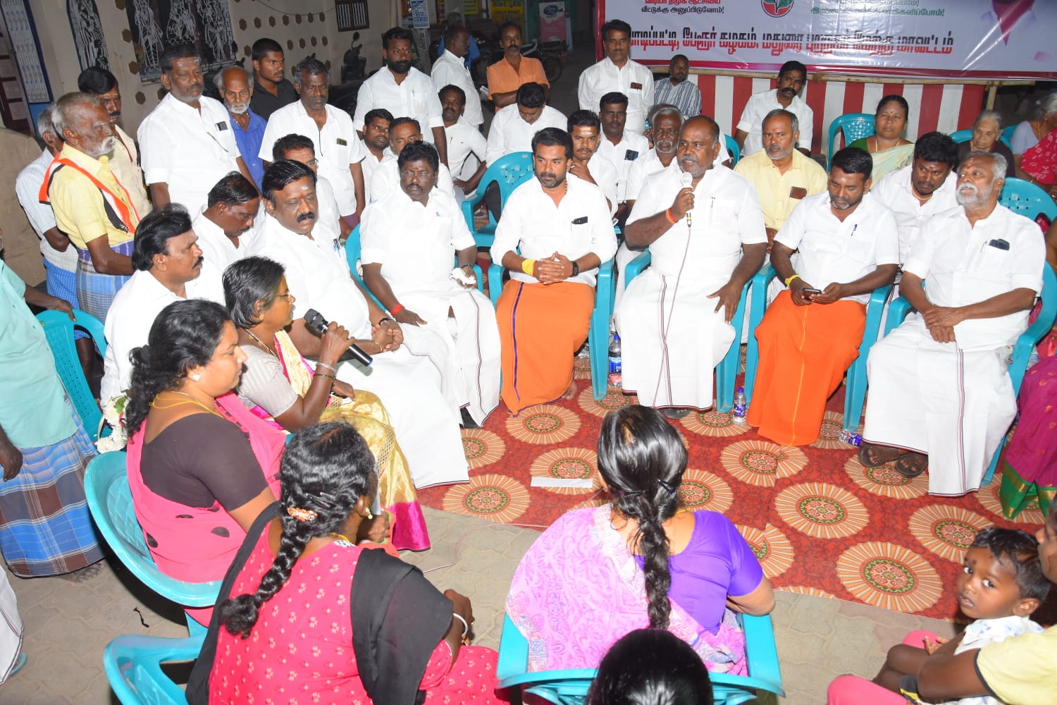 அதிமுக சார்பில் திண்ணை பிரச்சாரம் ஆர் பி உதயகுமார்..,