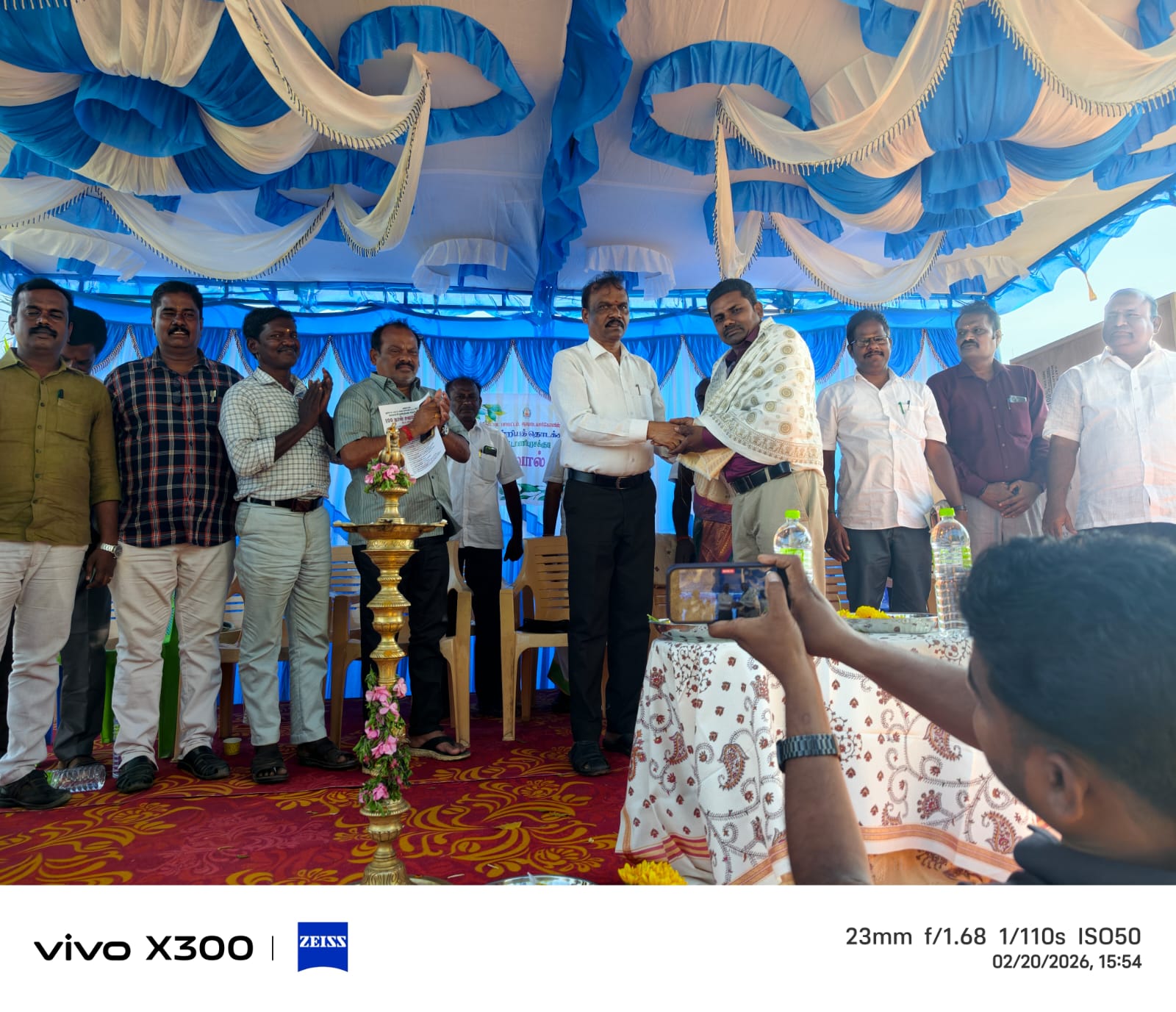 100 நாட்களில் 100% சாதனையை செய்து காட்டிய மாணவர்களுக்கு பாராட்டு..,