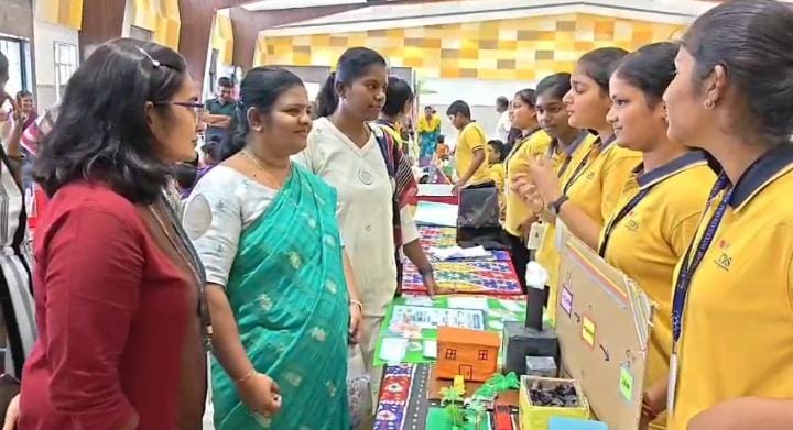 இரத்தினம் சர்வதேசப் பள்ளியில் அறிவியல் மற்றும் கணிதக் கண்காட்சி..,