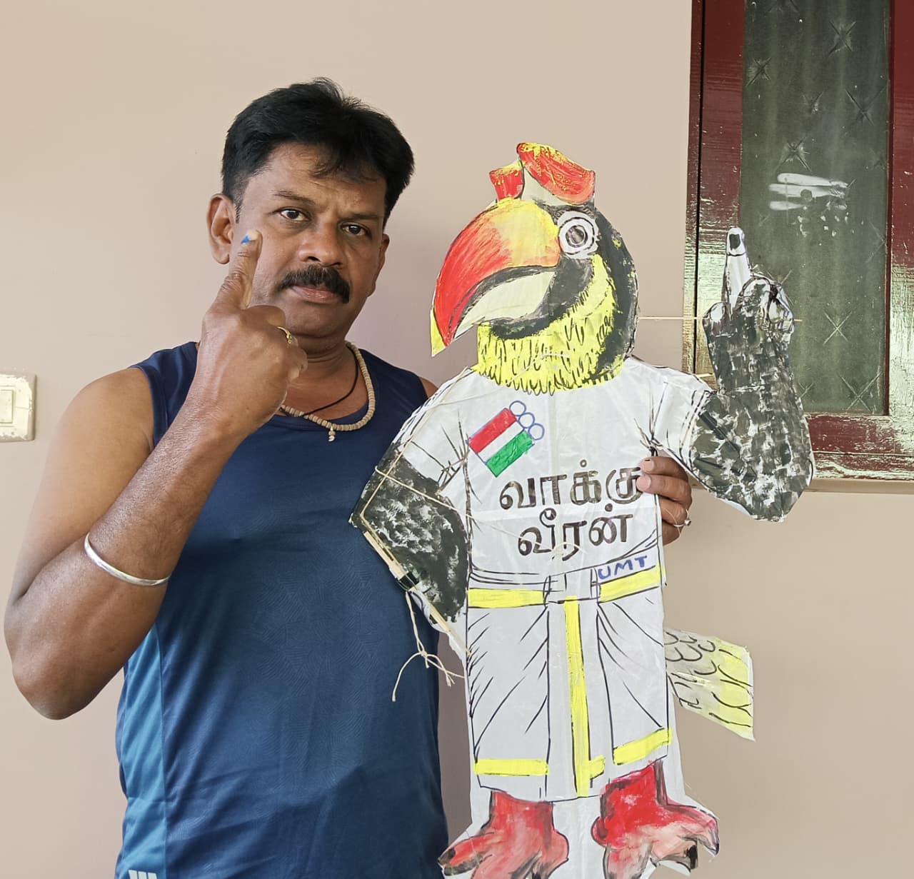 ‘வாக்கு வீரன்’ காத்தாடியை பறக்கவிட்டு அசத்தும் கலைஞர் UMT ராஜா!