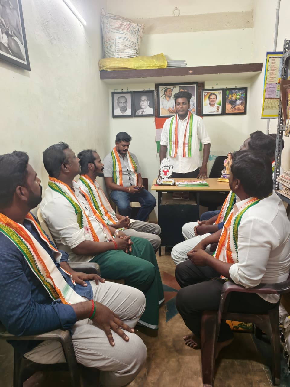 அரியலூரில் இளைஞர் காங்கிரஸ் மாவட்ட செயற்குழு கூட்டம்..,