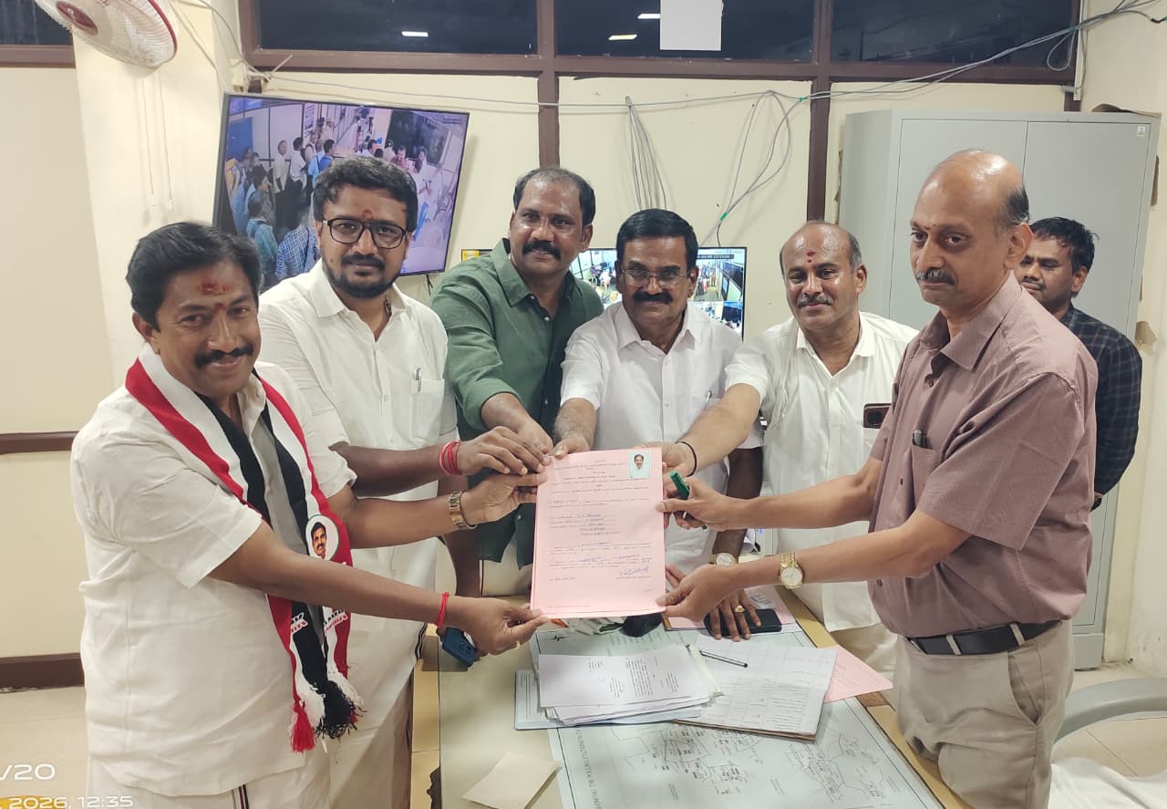 சட்டமன்ற அதிமுக வேட்பாளர் கே ஆர் ஜெயராம் வேட்பு மனு தாக்கல்..,
