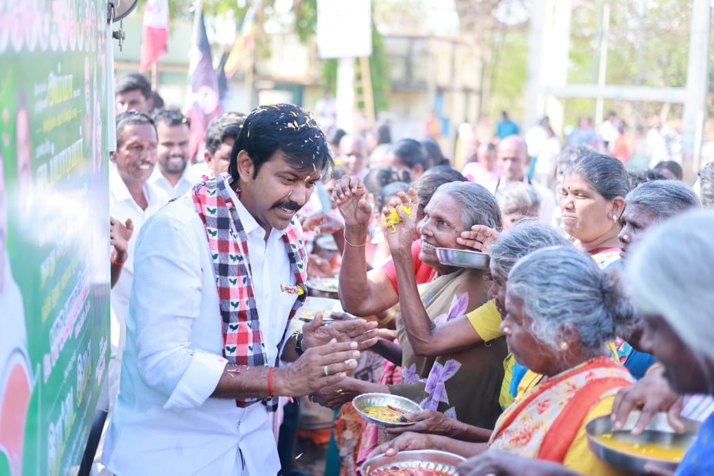 வேடசந்தூர் தொகுதியை வளமிக்க தொகுதியாக மாற்றுவேன் -வி.பி.பி.பரமசிவம்..,