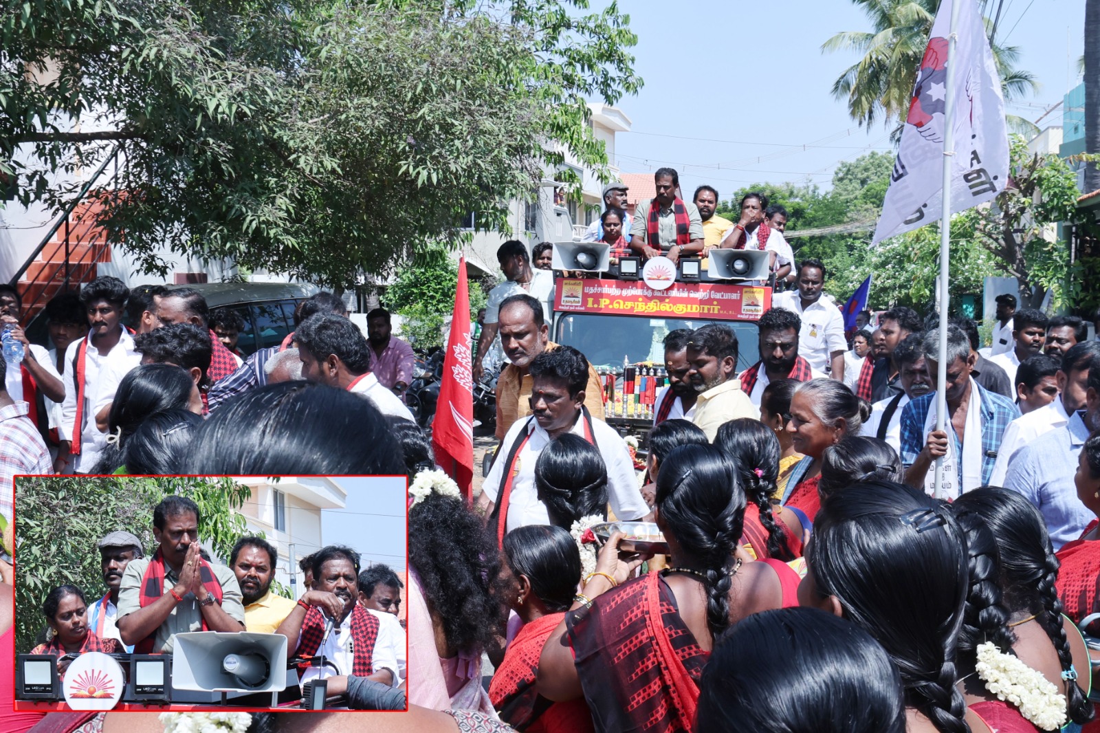 திண்டுக்கல் நகரின் குடி தண்ணீர் பிரச்சனையை தீர்ப்பேன் -ஐ.பி.செந்தில்குமார்..,