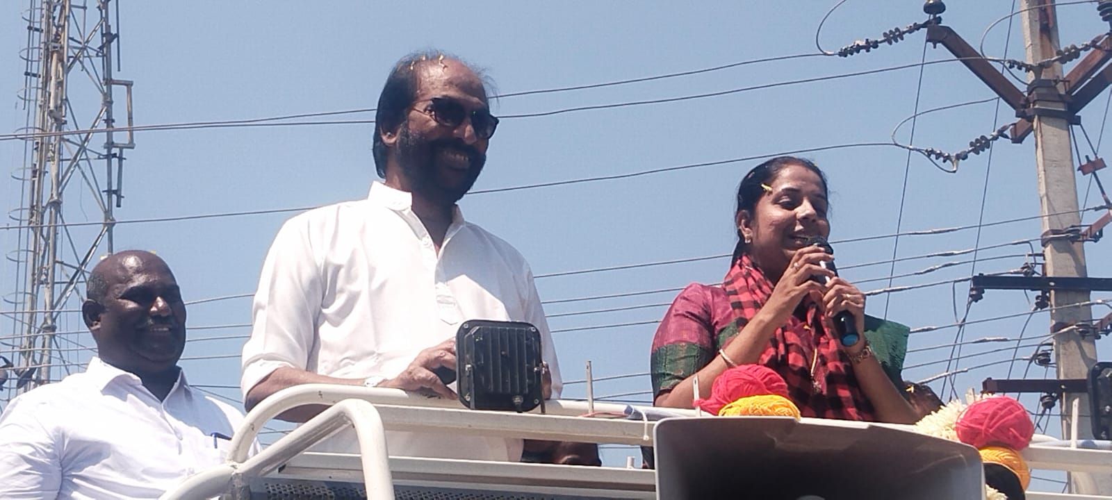 திமுக வேட்பாளர் கிருத்திகா தங்கப்பாண்டியனுக்கு ஆதரவாக திருச்சி என் சிவா தேர்தல் பரப்புரை..,