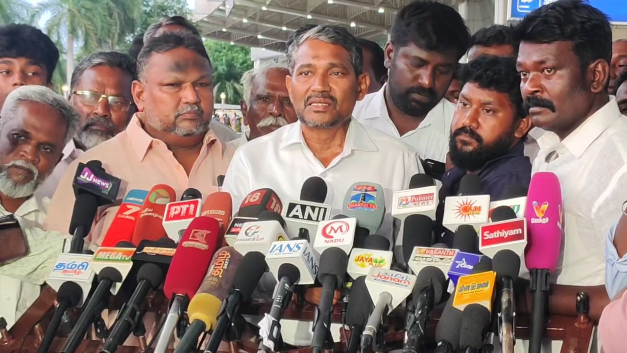சமுக நீதிகள் துறை அமைச்சர் வன்னி அரசு செய்தியாளர் சந்திப்பு..,