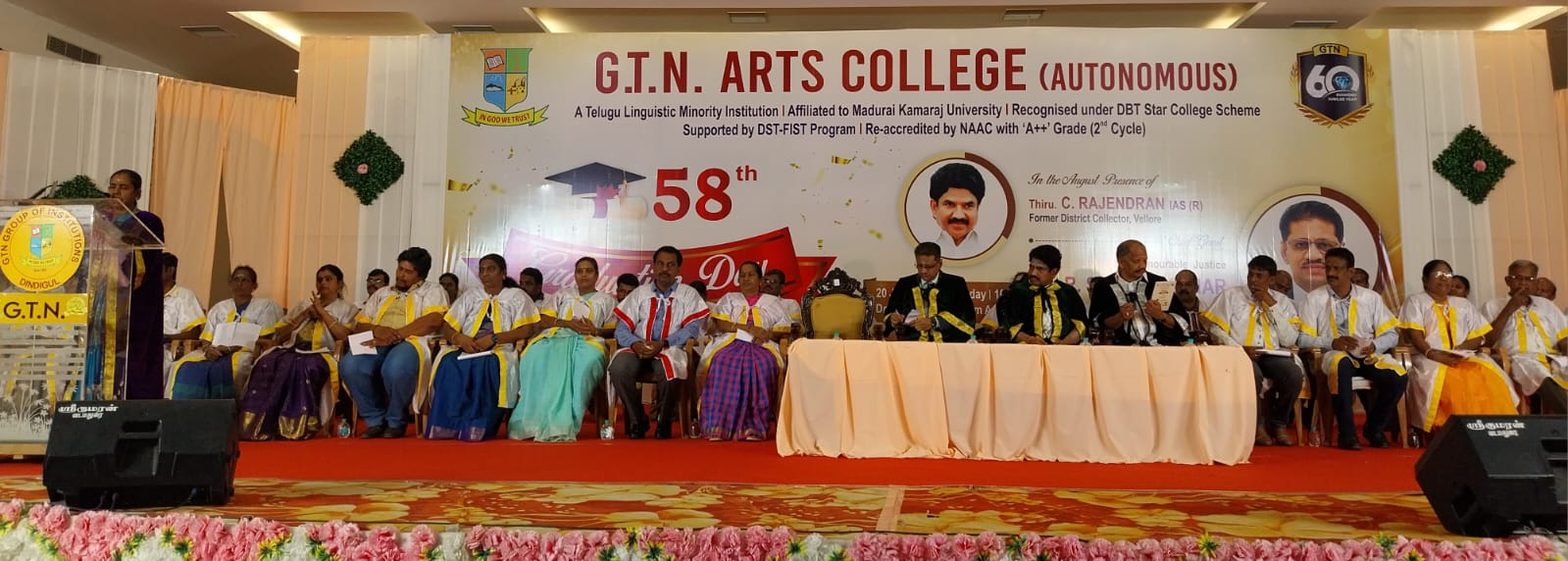 திண்டுக்கல் ஜி டி என் கல்லூரியில் பட்டமளிப்பு விழா..,