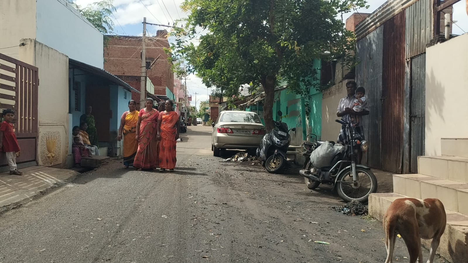 காந்திநகர் காலனி பகுதியில் சாக்கடை நீளம் அகலம் குறைவு விரிவுபடுத்தக் கோரி பொதுமக்கள் கோரிக்கை..,