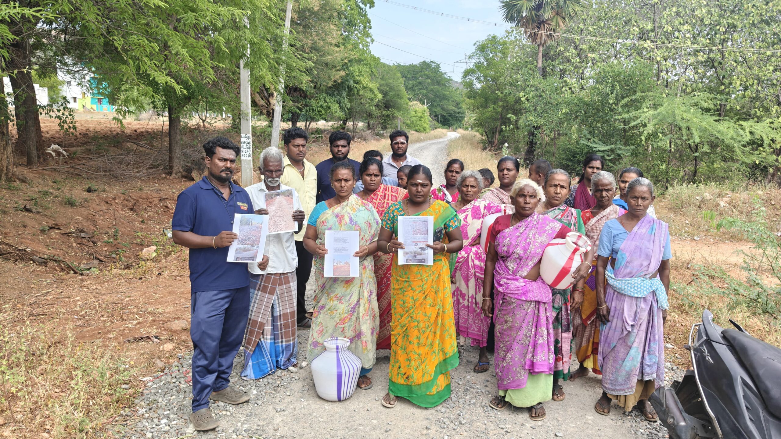 மேல கால் ஊராட்சியில் குடிநீரின்றி தவிக்கும் பொதுமக்கள்..,